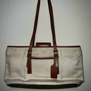 Coach canvas purse